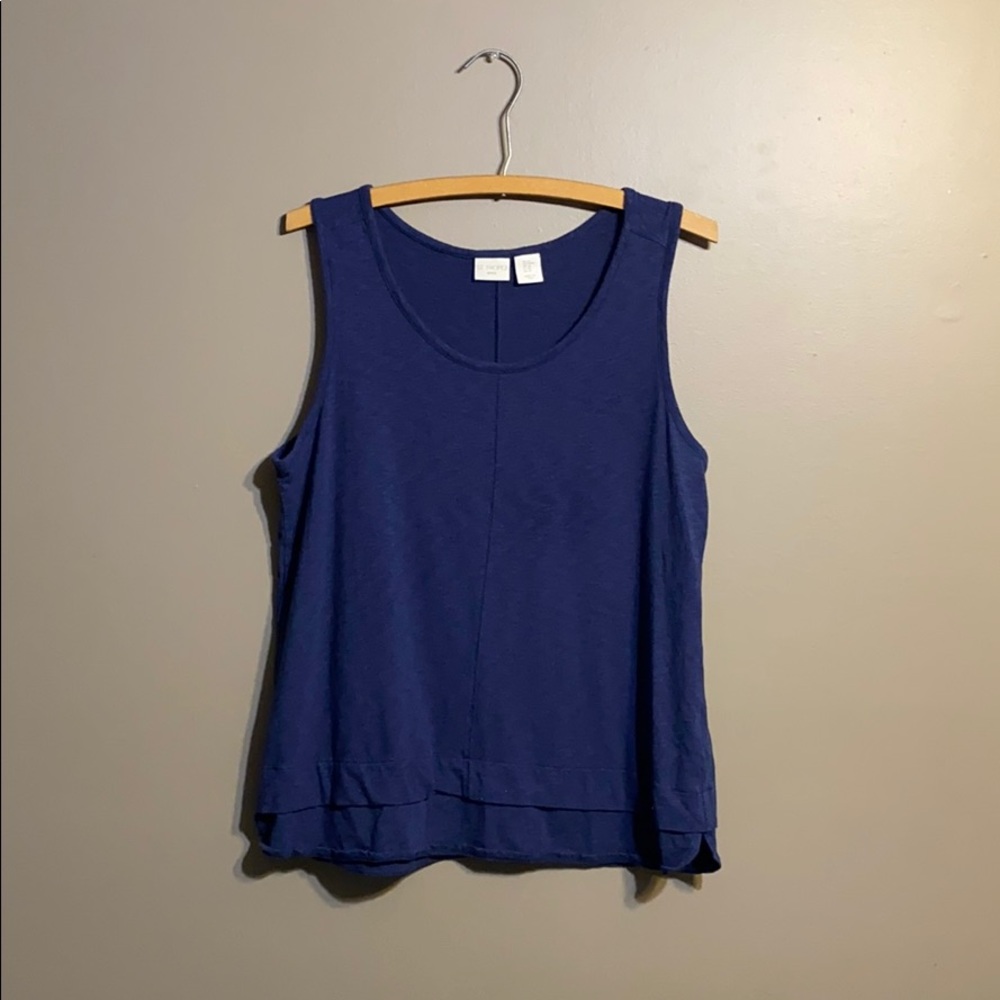 St Tropez West Blue Tank Medium